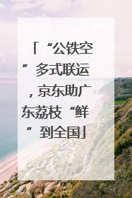 “公铁空”多式联运，京东助广东荔枝“鲜”到全国