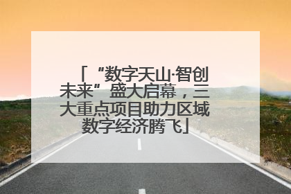 “数字天山·智创未来”盛大启幕，三大重点项目助力区域数字经济腾飞