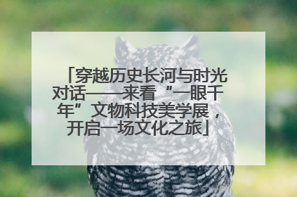 穿越历史长河与时光对话——来看“一眼千年”文物科技美学展，开启一场文化之旅