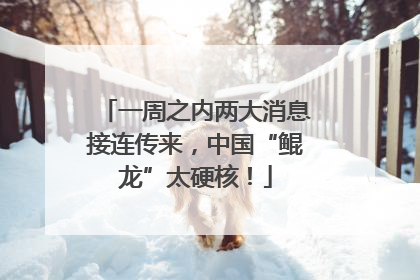 一周之内两大消息接连传来，中国“鲲龙”太硬核！