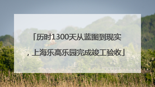 历时1300天从蓝图到现实，上海乐高乐园完成竣工验收