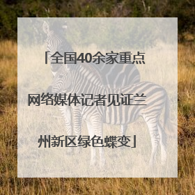 全国40余家重点网络媒体记者见证兰州新区绿色蝶变