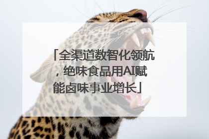 全渠道数智化领航，绝味食品用AI赋能卤味事业增长