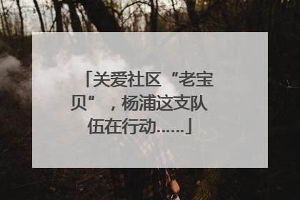 关爱社区“老宝贝”，杨浦这支队伍在行动……