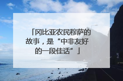 冈比亚农民穆萨的故事，是“中非友好的一段佳话”