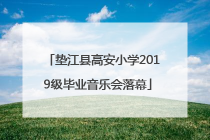 垫江县高安小学2019级毕业音乐会落幕