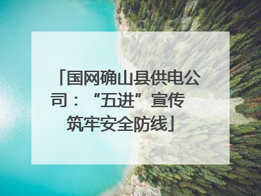 国网确山县供电公司：“五进”宣传 筑牢安全防线