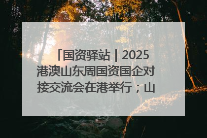 国资驿站｜2025港澳山东周国资国企对接交流会在港举行；山东黄金成功在境外发行3亿美元绿色债券