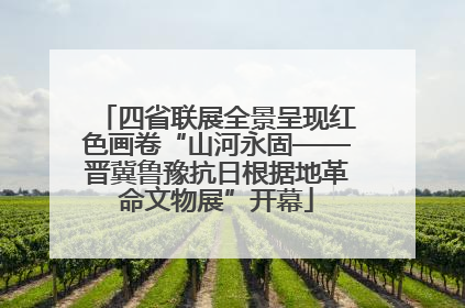四省联展全景呈现红色画卷“山河永固——晋冀鲁豫抗日根据地革命文物展”开幕