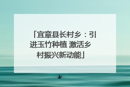 宜章县长村乡：引进玉竹种植 激活乡村振兴新动能