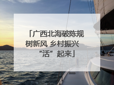 广西北海破陈规树新风 乡村振兴“活”起来