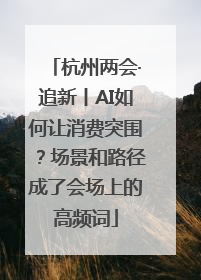 杭州两会·追新丨AI如何让消费突围？场景和路径成了会场上的高频词