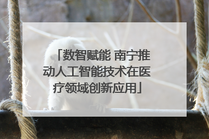 数智赋能 南宁推动人工智能技术在医疗领域创新应用