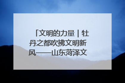 文明的力量｜牡丹之都吹拂文明新风——山东菏泽文明创建一线见闻
