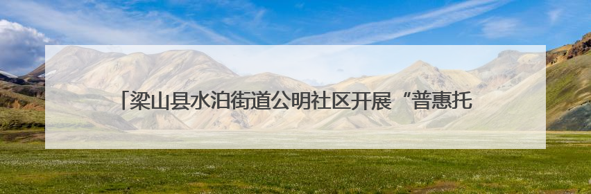 梁山县水泊街道公明社区开展“普惠托育 科学育儿”主题托育服务宣传活动
