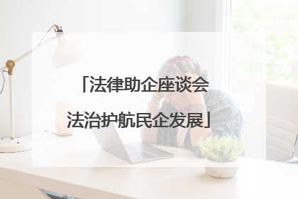 法律助企座谈会 法治护航民企发展