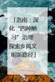 洛南：深化“四种陋习”治理 探索乡风文明新路径
