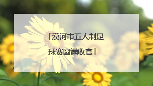 漠河市五人制足球赛圆满收官