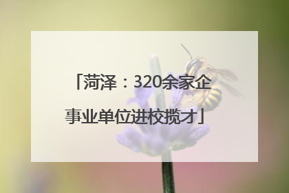 菏泽：320余家企事业单位进校揽才