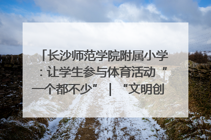 长沙师范学院附属小学：让学生参与体育活动“一个都不少”｜“文明创建耀三湘”专栏