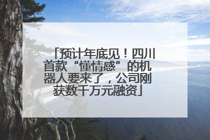 预计年底见！四川首款“懂情感”的机器人要来了，公司刚获数千万元融资