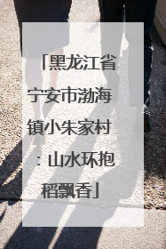 黑龙江省宁安市渤海镇小朱家村：山水环抱稻飘香