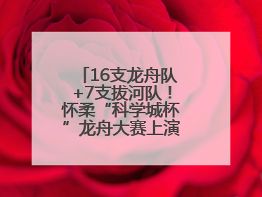 16支龙舟队+7支拔河队！怀柔“科学城杯”龙舟大赛上演“水上争锋”