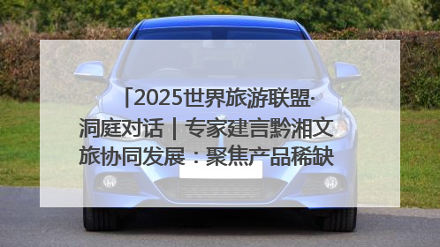 2025世界旅游联盟·洞庭对话｜专家建言黔湘文旅协同发展：聚焦产品稀缺性 深化区域经验共享