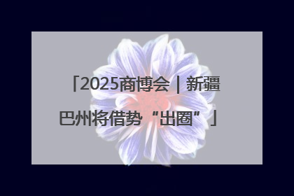 2025商博会｜新疆巴州将借势“出圈”