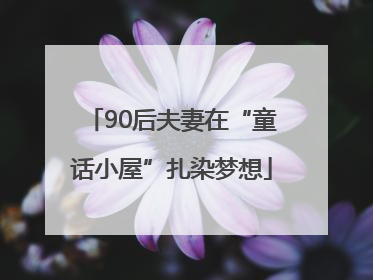 90后夫妻在“童话小屋”扎染梦想